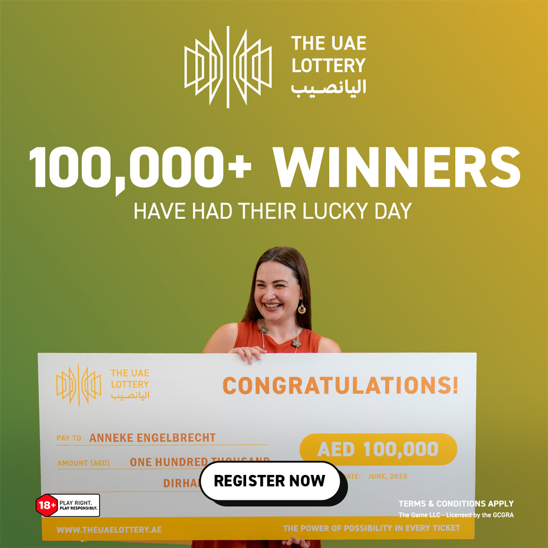The UAE Lottery - 100,000+ Winners